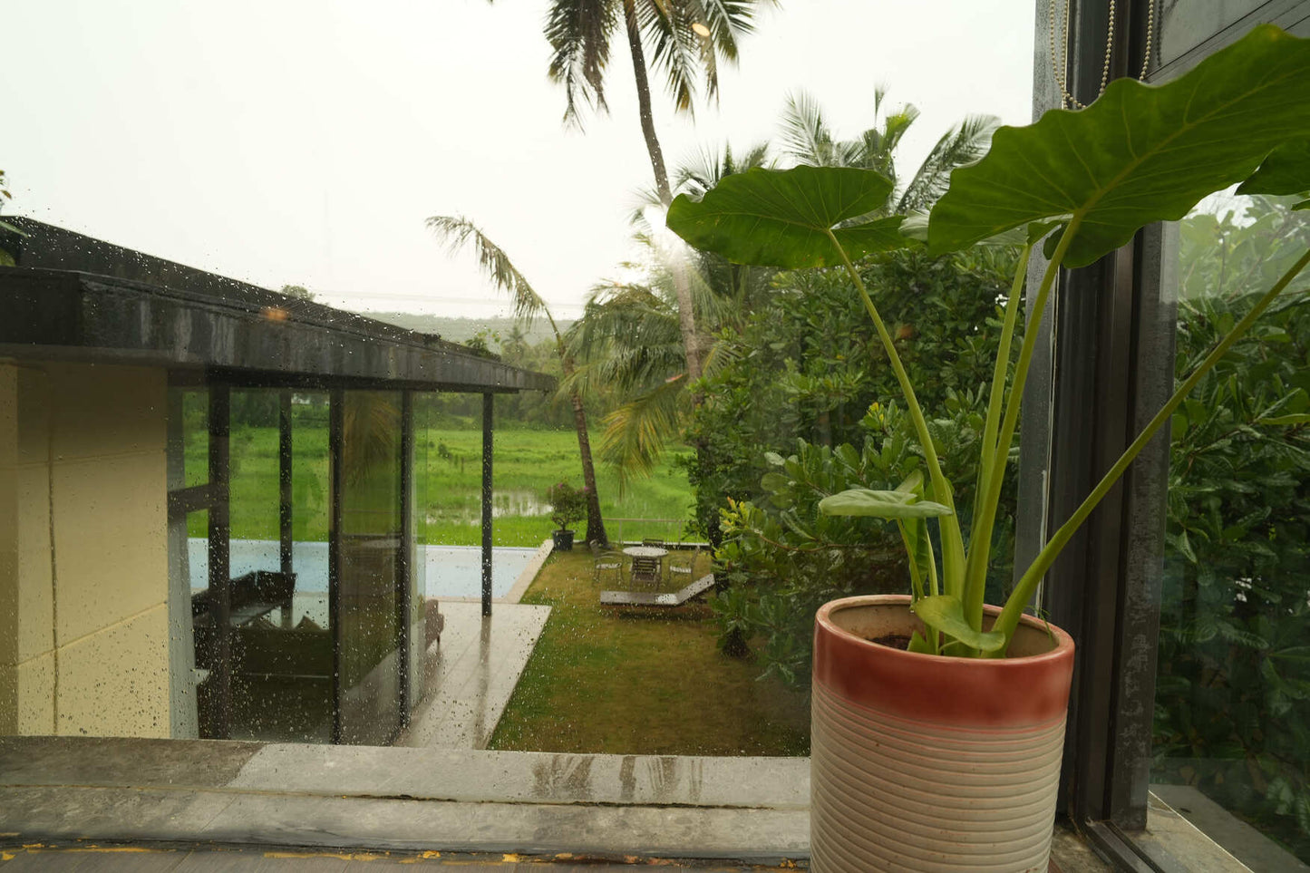 Staycationer Jashn, Parra - 3 BHK Villa with Large Garden View Pool