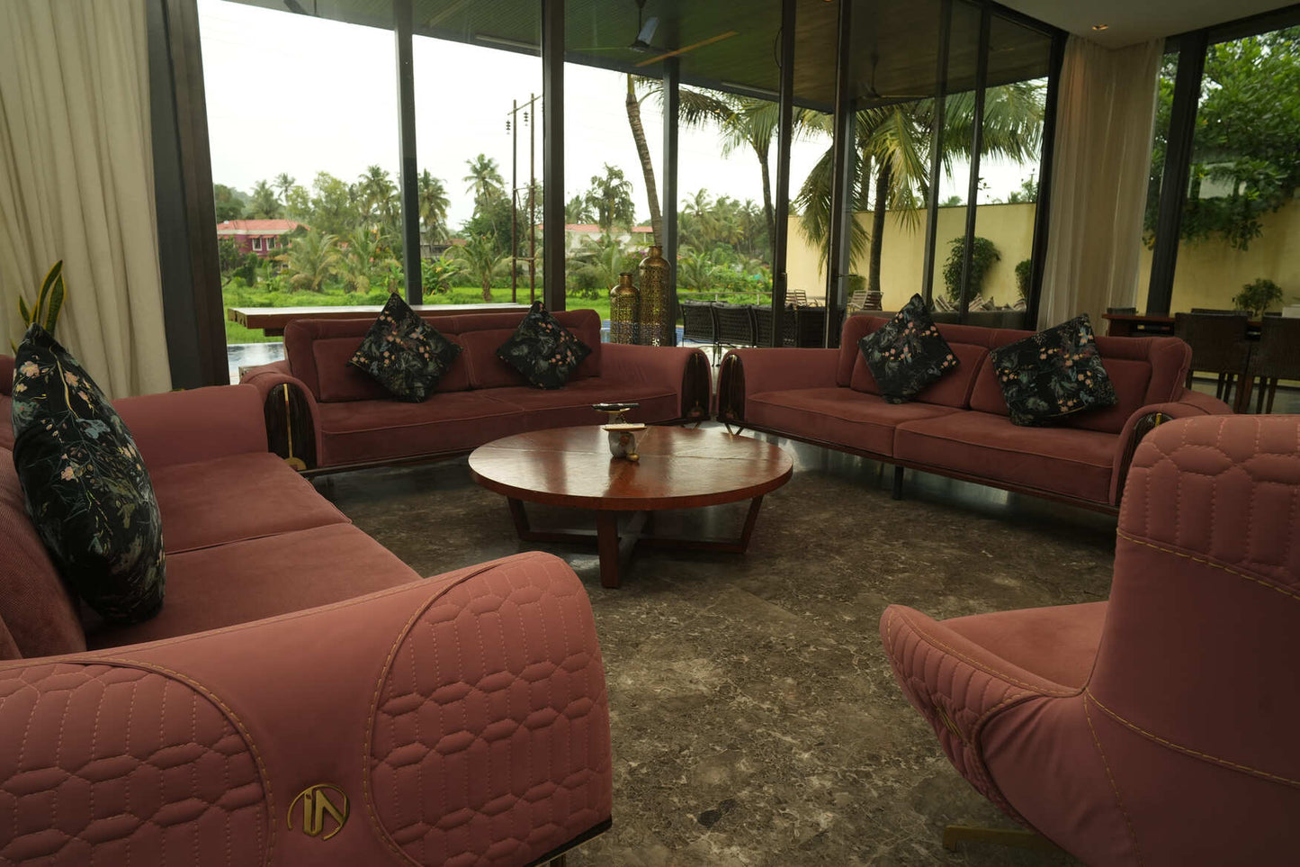 Staycationer Jashn, Parra - 3 BHK Villa with Large Garden View Pool