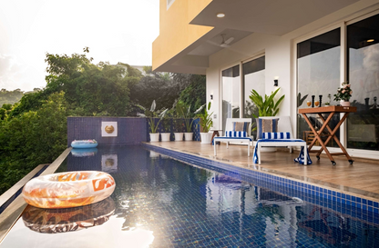 Amanora - 5 Bedroom Luxe Villa with Infinity Pool 1 km from Baga Beach, Goa