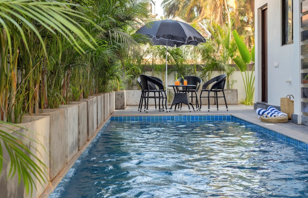 Casa Feliz - 3 Bedroom Villa with Pool & Terrace in Colva, South Goa