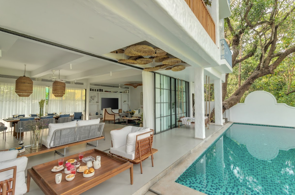 La Margarida - 5 BHK Luxe Villa with Pool & Green Views in Anjuna, Goa