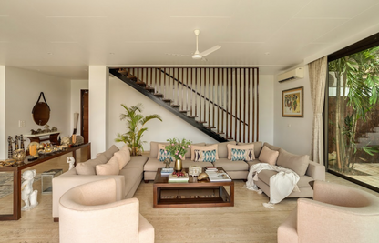 Sohonos II - 3 BHK Luxury Villa with Pool & Field View 10 mins from Candolim Beach, Goa