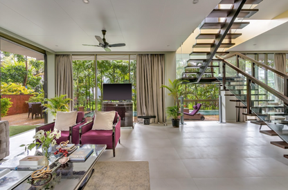 Sohonos I - 3 BHK Luxury Villa with Pool & Field View 10 mins from Candolim Beach, Goa