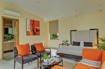 Sohonos I - 3 BHK Luxury Villa with Pool & Field View 10 mins from Candolim Beach, Goa