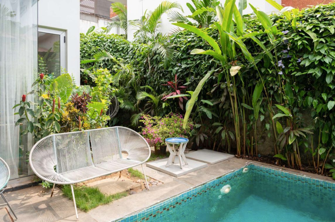 Villa Malibu - 2 BHK with Pool in Anjuna, Goa (2 kms from the Beach)