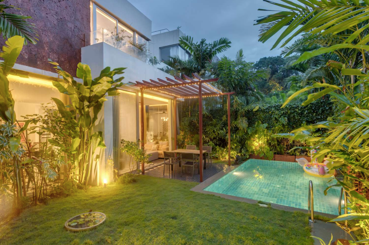 Villa Ozmore - 3 BHK Luxury Home in Anjuna, Goa (5 mins from the Beach)