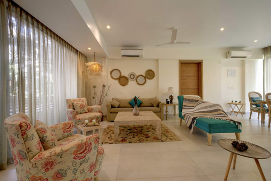 Carnival - 3 BHK Apartment on ground floor with private pool in Candolim, Goa