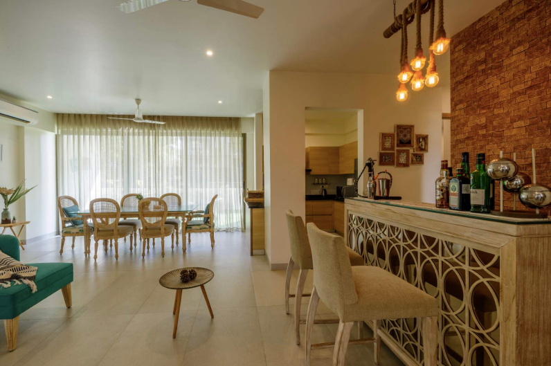 Carnival - 3 BHK Apartment on ground floor with private pool in Candolim, Goa