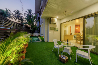 Carnival - 3 BHK Apartment on ground floor with private pool in Candolim, Goa