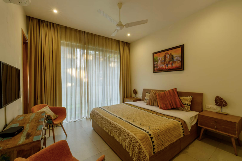 Carnival - 3 BHK Apartment on ground floor with private pool in Candolim, Goa