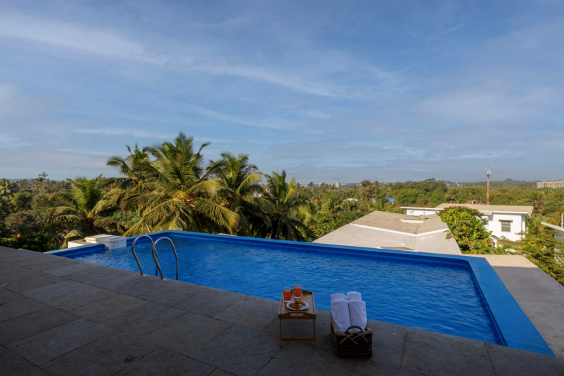 Carnival - 3 BHK Apartment on ground floor with private pool in Candolim, Goa