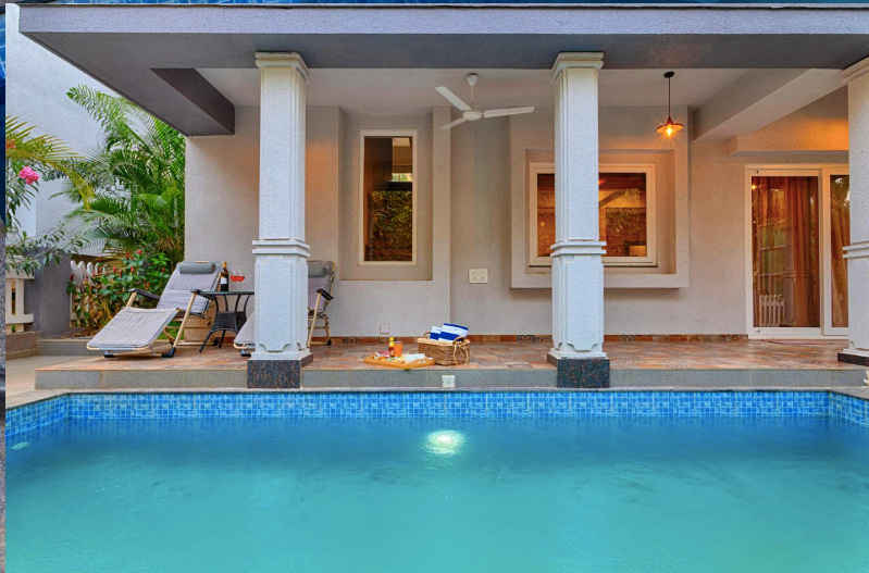 Art 1 - 3 BHK Pool Villa in Siolim, Goa