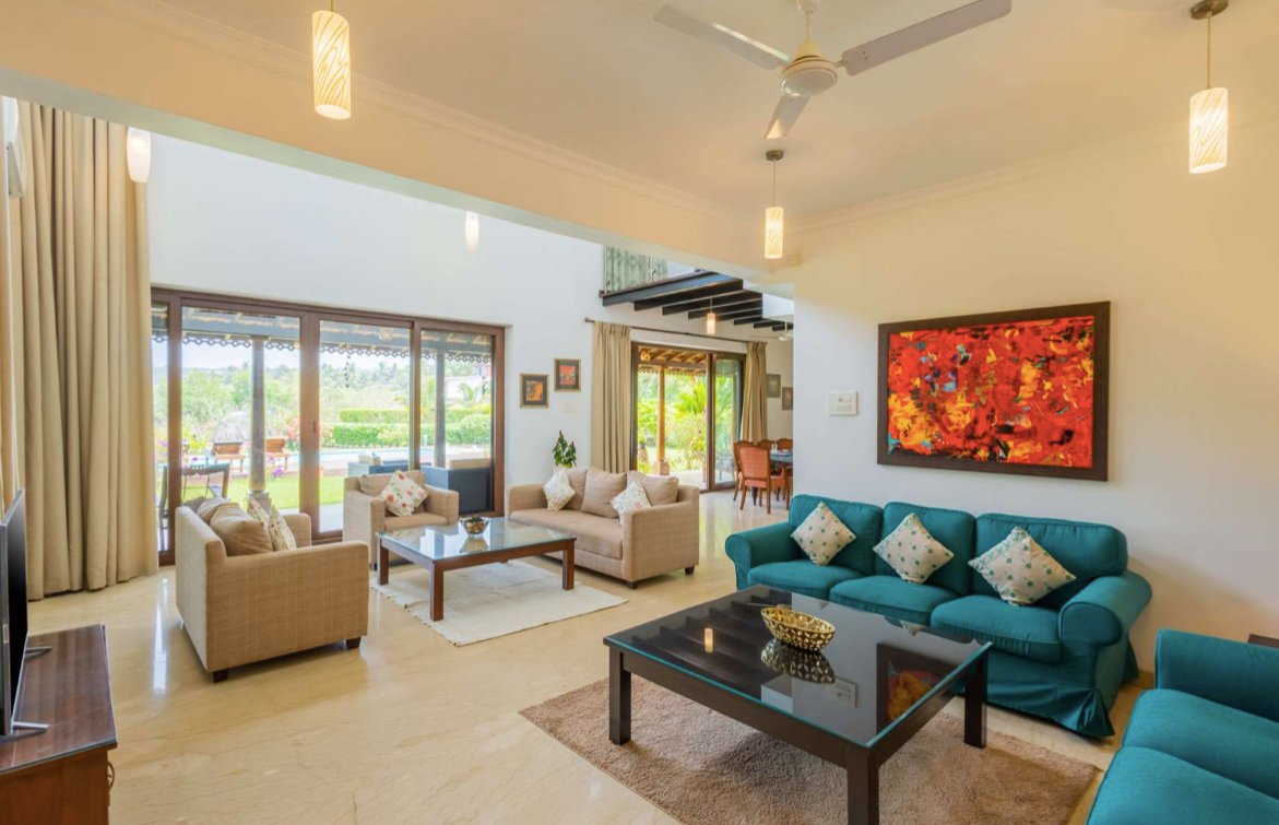 Aqua Edge - 4 BHK Riverfront Villa in Saipem, Candolim, Goa