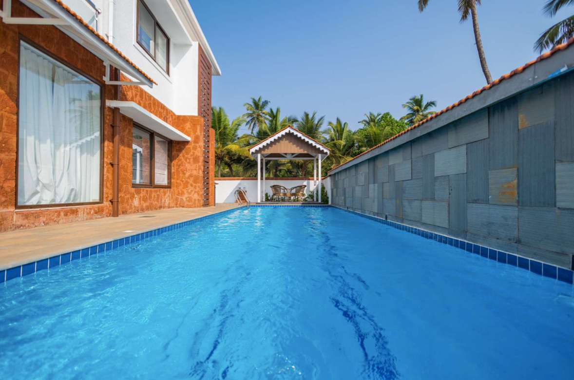 CDR 3 BHK Luxury Riverfront Villa with Pool & Lawn in Candolim, Goa