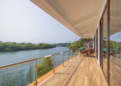 CDR 3 BHK Luxury Riverfront Villa with Pool & Lawn in Candolim, Goa