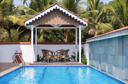 CDR 3 BHK Luxury Riverfront Villa with Pool & Lawn in Candolim, Goa