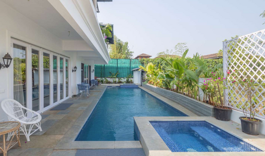 RF Dhairya - 7 BR Ultra Luxury Home with Pool + Kids Pool in Anjuna, Goa