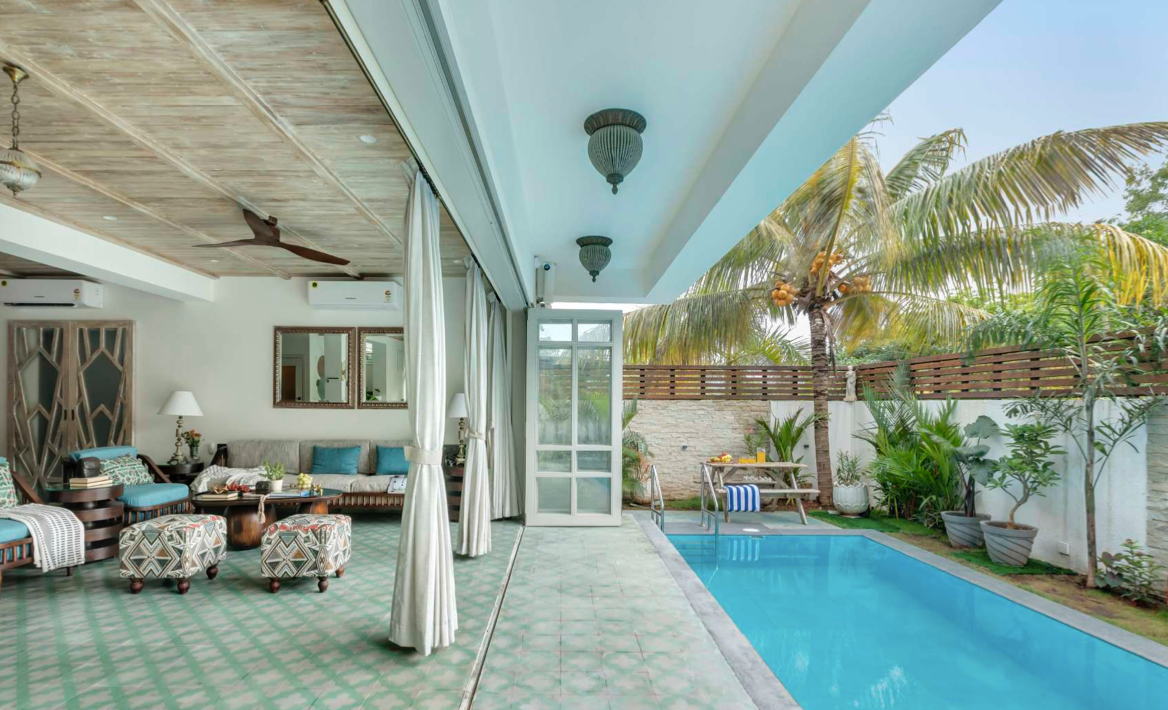 Jewel - Luxe 4.5 BHK Villa with Pool in Assagao, Goa