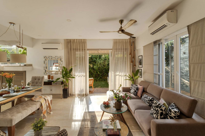 Staycationer Avenue II - 4 BHK Villas with Pool + Lawn in the heart of Anjuna, Goa