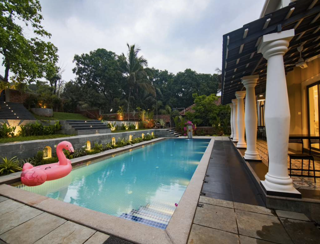 Tina Manor - 4.5 BHK Villa with lawn, private pool in Assagao, Goa