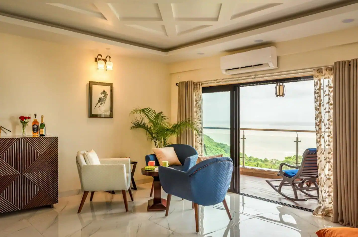 Staycationer Akoya - Ultra Luxury Sea Facing 4 Bedroom Penthouse in Panjim, Goa (1 km from the Casino)