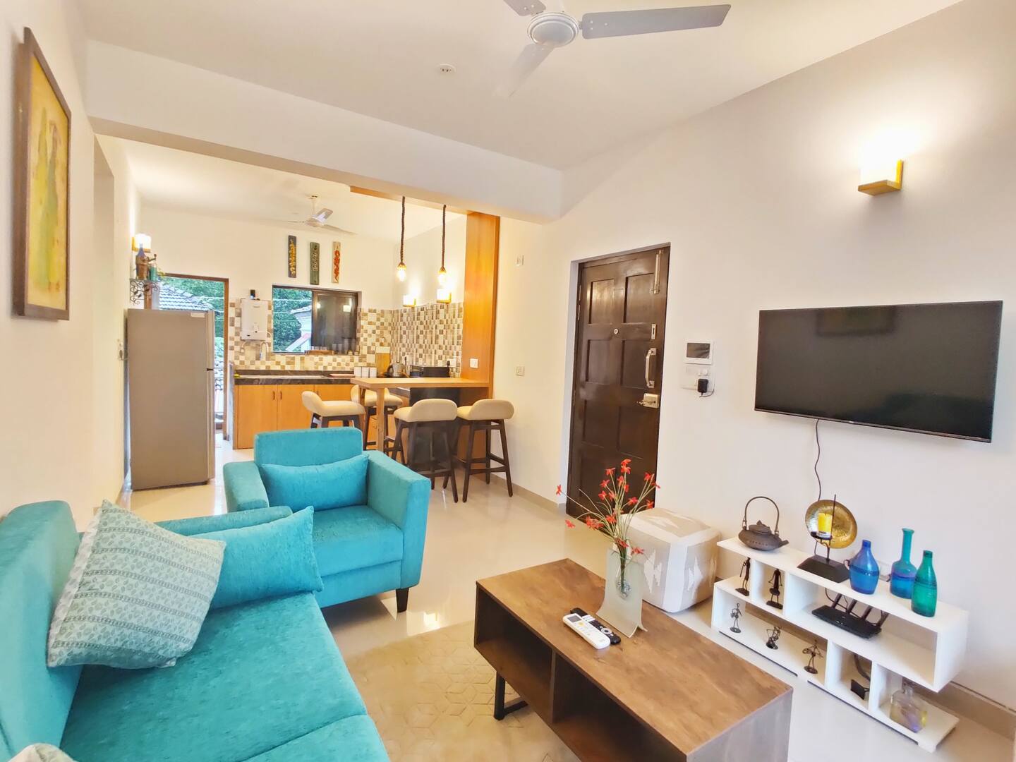 Sun Stay I - Two Bedroom Apartment in Assagao, Goa